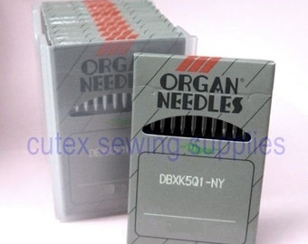 100 Organ DBXK5Q1-NY Embroidery Needles For Janome MB4, Melco EP4, Elna 9900