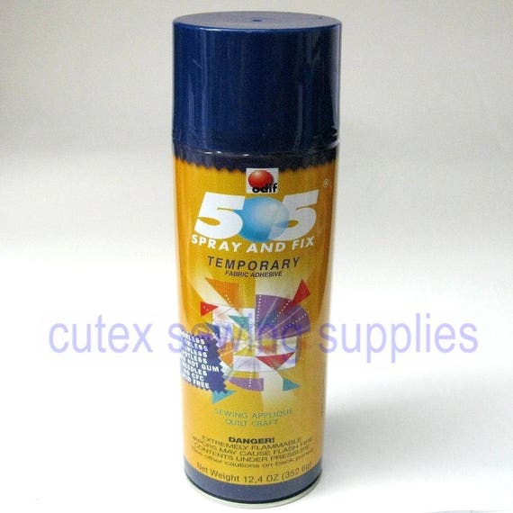 Quilters' favorite basting spray: ODIF 505 Temporary Fabric Adhesive