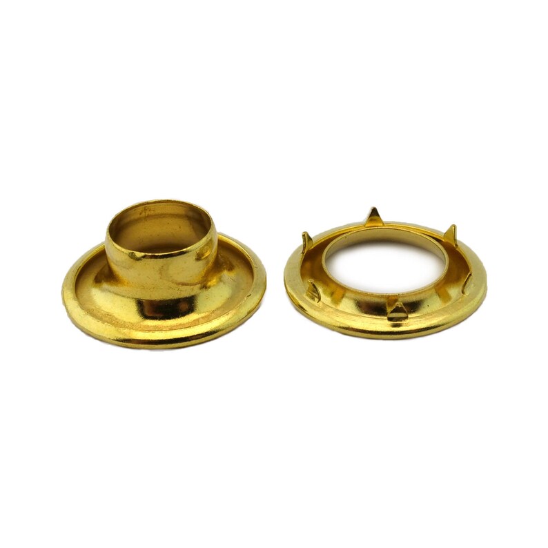 C.S Osborne Brass Grommets /& Spur Washers #G2-4 144 Sets Size 4