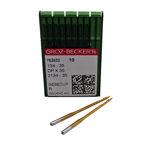 10 Pk 214X2RTW Singer 45K Class Leather Sewing Needle GrozBeckert