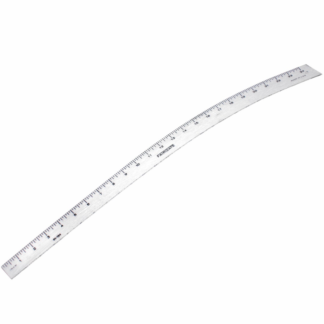 Fairgate 24 Transparent Acrylic Hip Curve Ruler / Curve Stick 01-124P -  Etsy Singapore