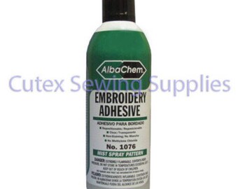 AlbaChem Embroidery Adhesive Spray 10 oz. Can 1076