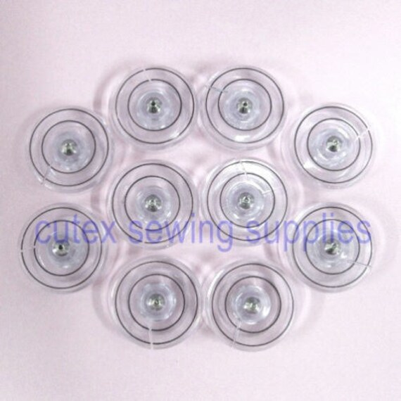 10 Singer Home Sewing Machine Plastic Bobbins 312956 Top Quality 