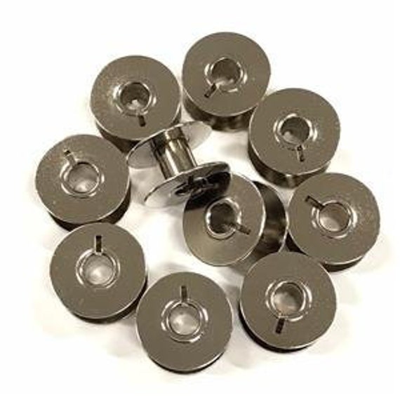 10 Metal Bobbins 2996 for Singer 15 Class, 16 Class, 31 Class Sewing  Machines 