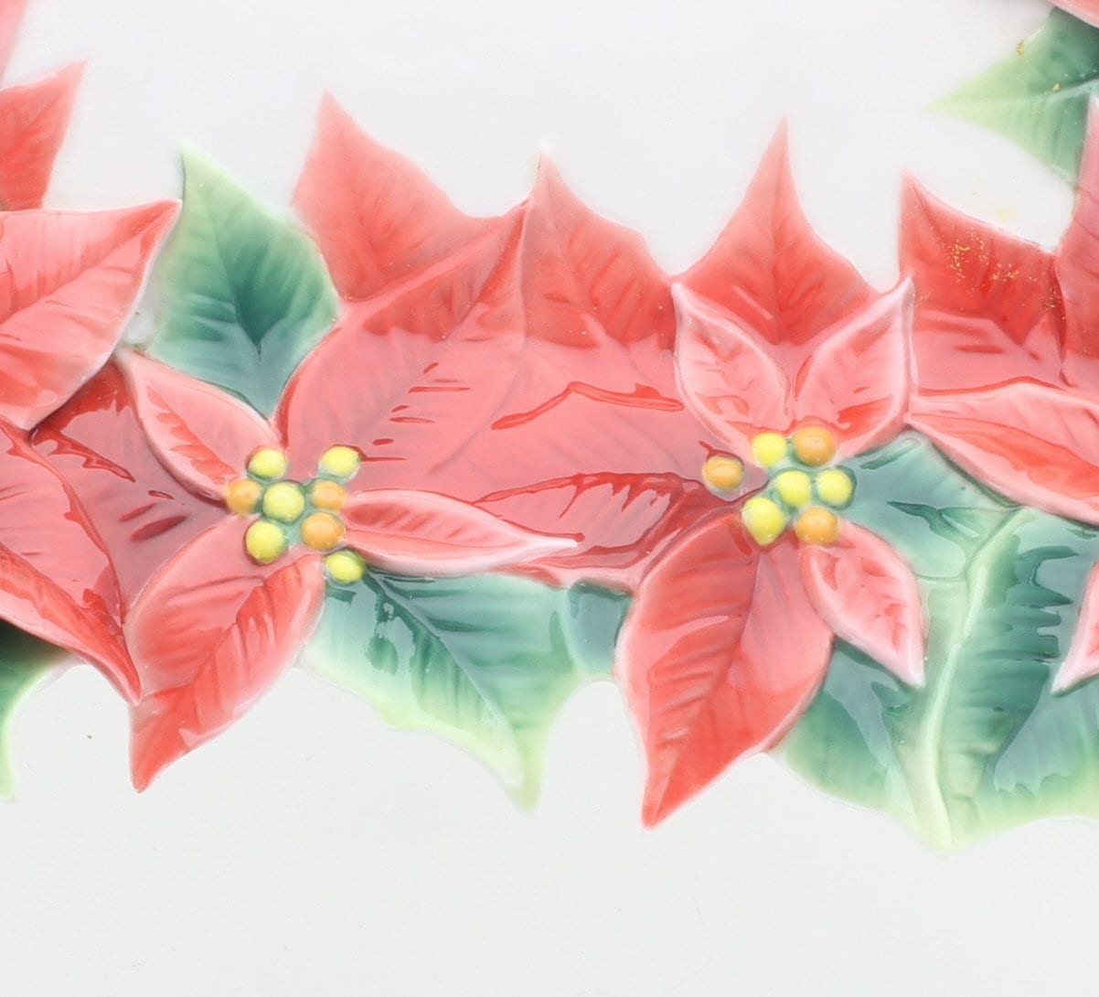 Franz Porcelain Square Poinsettia Stunning Plate FZ01988 Etsy