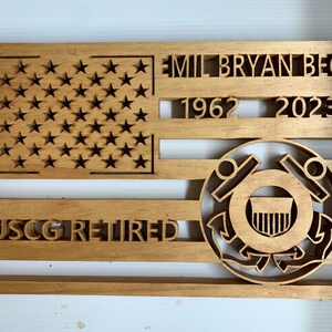 Custom Military Veteran Flag