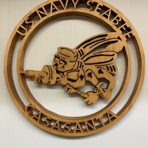 Seabee scroll saw art