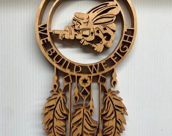 Seabee “we build we fight” Dreamcatcher