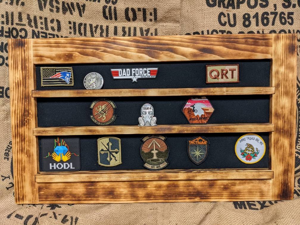 Patch and Challenge coin display board