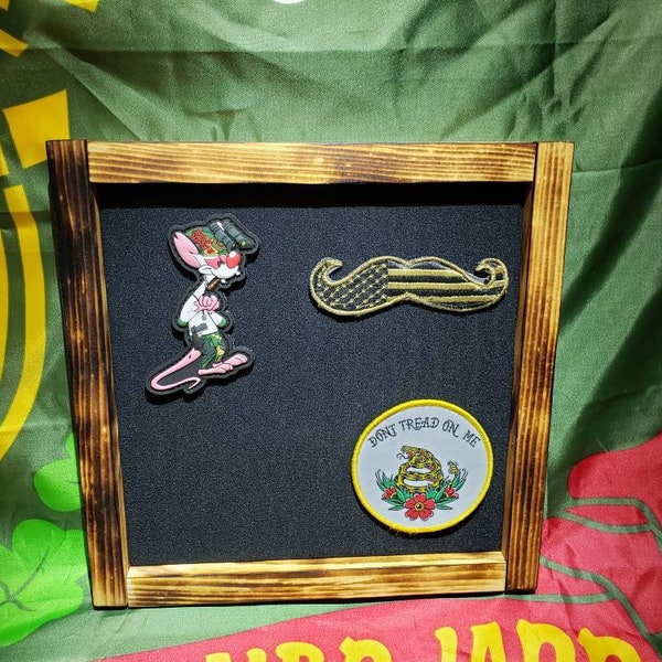 Military Patch Display Board Etsy