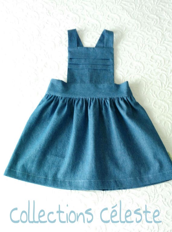 jeans frock for baby girl