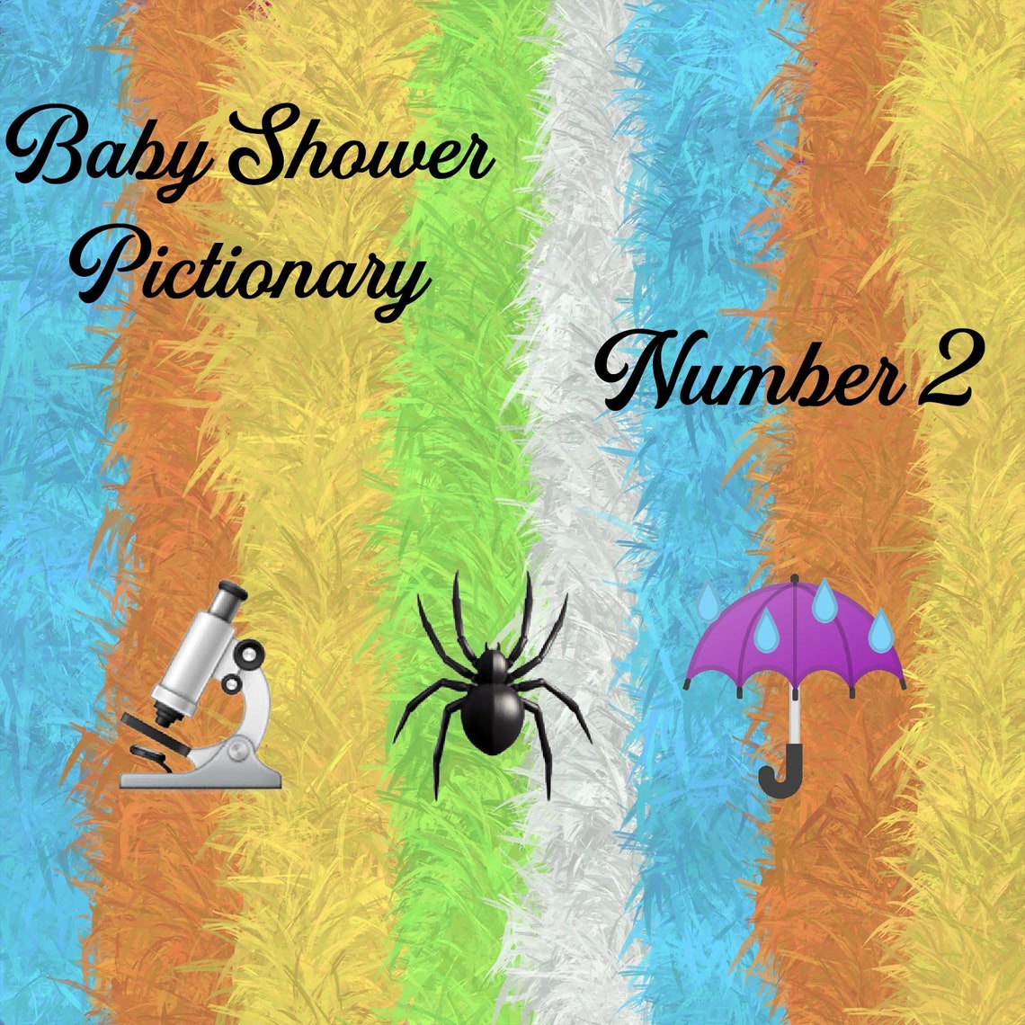 Virtual Baby Shower Game Bundle Gender Neutral Theme Includes Etsy