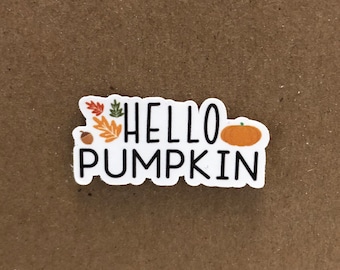 Fall Sticker Pack, Autumn Vinyl  Watercolour Stickers, Matte Waterproof Stickers, Fall Sticker Bundle, Fall Planner Sticker, Pumpkin Sticker