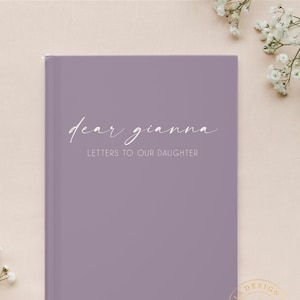 Cartas a mi hija Diario de cuaderno de tapa dura / Diario personalizado / Diario de hija querida / Cuaderno de diario personalizado / Regalo para hija