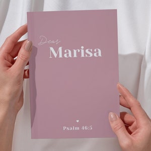 Cuaderno de tapa dura Cartas a mi hija / Diario personalizado / Diario Querida hija / Cuaderno personalizado / Regalo para hija