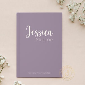 Cartas a mi hija Diario de cuaderno de tapa dura / Diario personalizado / Diario de hija querida / Cuaderno de diario personalizado / Regalo para hija