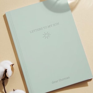 Cuaderno de tapa dura Querido hijo, diario, cartas a mi hijo, diario personalizado con nombre, diario Querida hija, diario personalizado, regalo, regalo del día de la madre