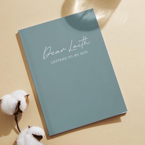 Cuaderno de tapa dura Cartas a mi hijo Diario personalizado con nombre Diario Querida hija Diario personalizado Regalo para hijo Regalo para el día de la madre