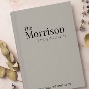 Caderno de memórias de família cartas para meus filhos diário de família caderno de aventuras de família caderno de memórias de família presente de família para seu diário