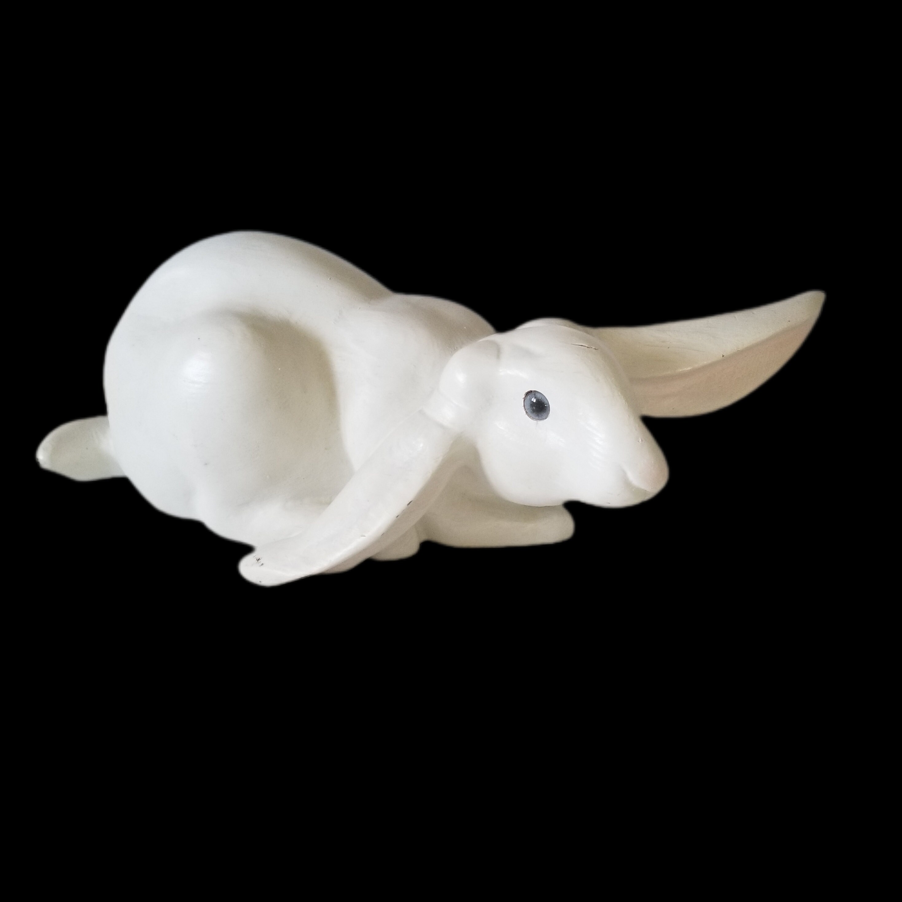 Hand Carved Solid Wood Life Size Rabbit Leo Koppy Hard to - Etsy
