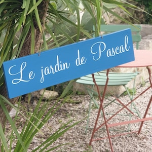 Pancarte personalizzabile per potager, jardin, atelier Cadeau papa ou cadeau maman