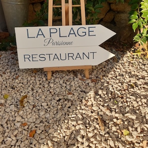 Signalétique pour maison d&#39;hotes , camping boutique , gîtes . Flèches pour séminaire, associação, restaurante