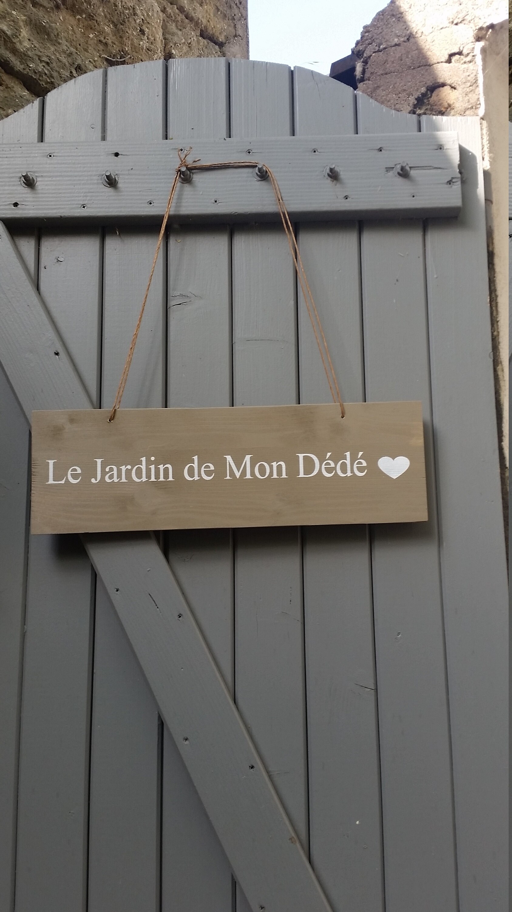 Cadeau Personnalisé en Bois Peint Pour Le Jardin, Potager, La Maison