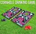 Corn Hole Drinking Game - Outdoor - Bean Bag Toss - 24' x 36' w/ FREE Bags 