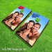 Custom Photo Corn Hole Game - Outdoor - Bean Bag Toss 24' x 36' w/ FREE Bags