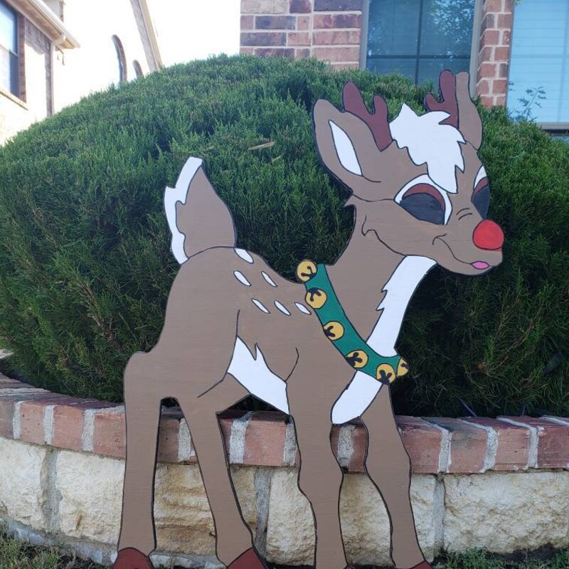 Yard Reindeer - Etsy