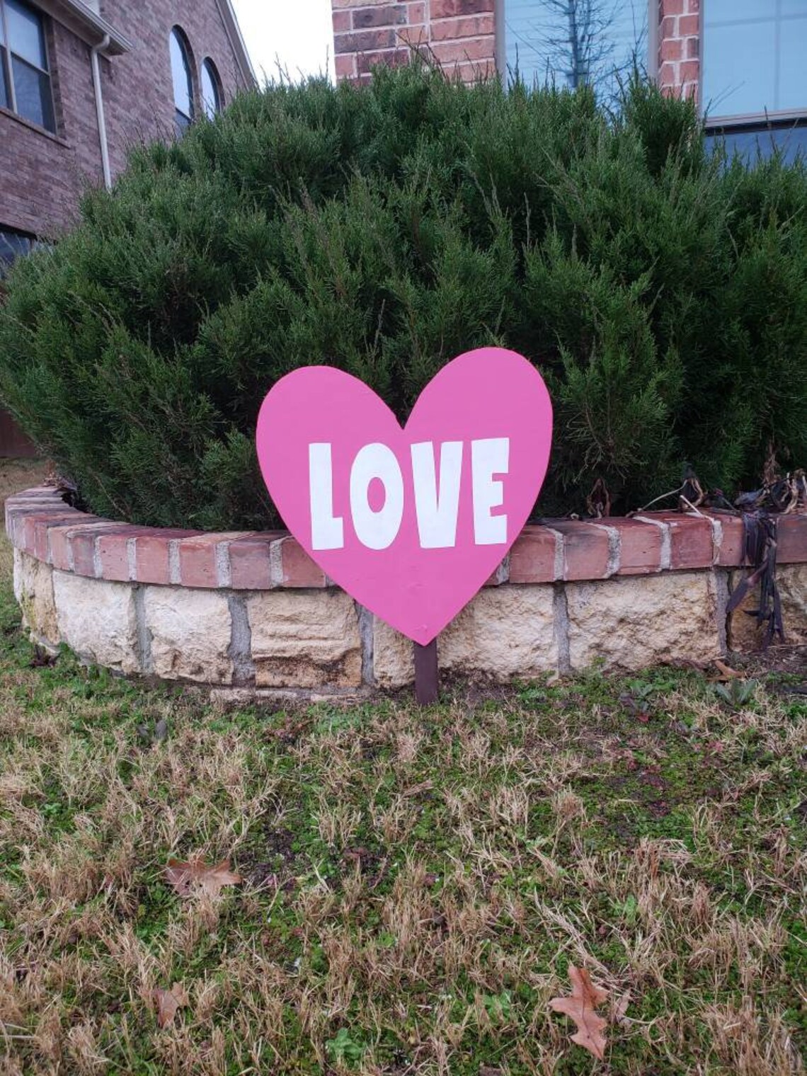 Happy Valentine's Day/hearts/be Mine/kiss Me/yard Art/lawn Etsy