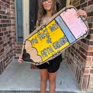 Custom Hand Painted Banner for Back to School/ Back to School/ Back to school Banner