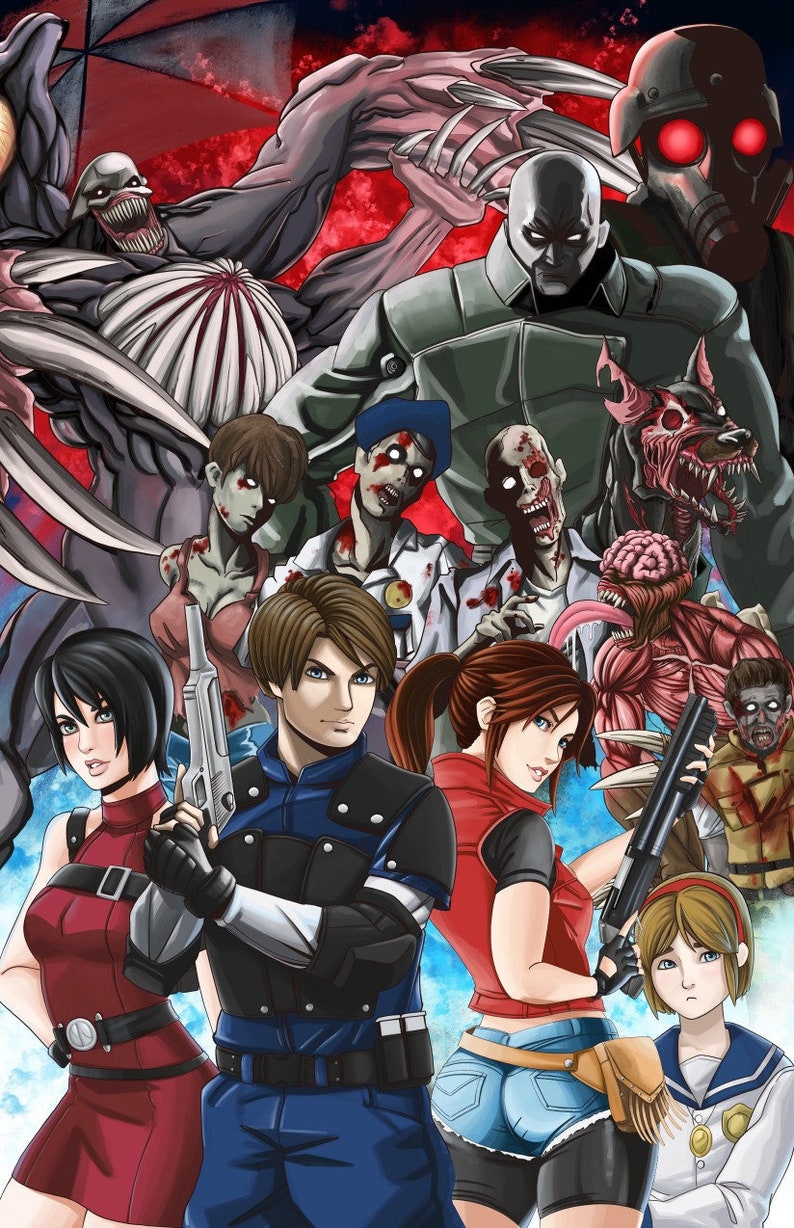 Raccoon City Incident Resident Evil Art Print | Etsy