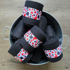 Fasce per zampe di pecora, Fasce per zampe di capra, Mini Fasce per zampe di cavallo, Seleziona colore di base, Carte da poker