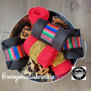 Sheep Leg Wraps, Goat Leg Wraps, Mini Horse Leg Wraps, Glittery wraps, Choose Color