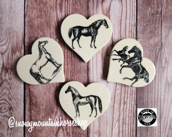 Horse Refrigerator Magnets, Locker Magnets for Horse Lovers, Horse Gift