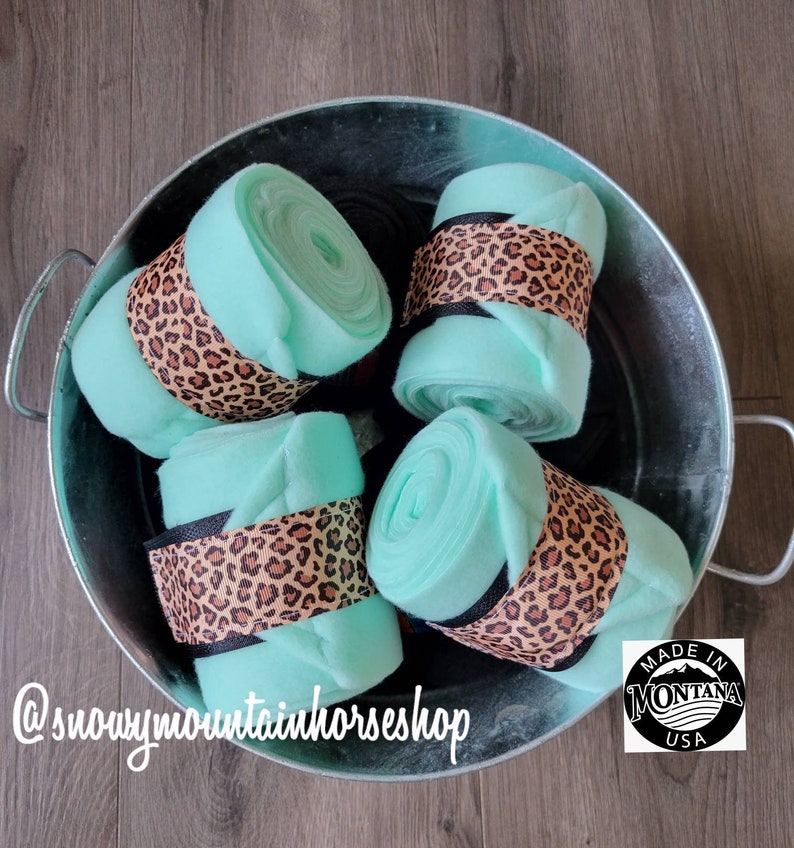 Sheep Leg Wraps Goat Leg Wraps Mini Horse Leg Wraps Mint Etsy