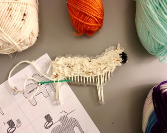 Sheep Mini Weaving Loom Kit