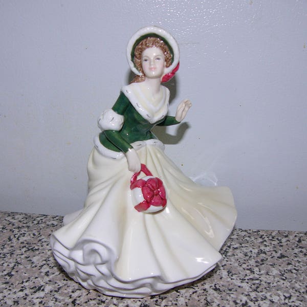 Vintage Royal Doulton Pretty Ladies Christmas Day Figurine