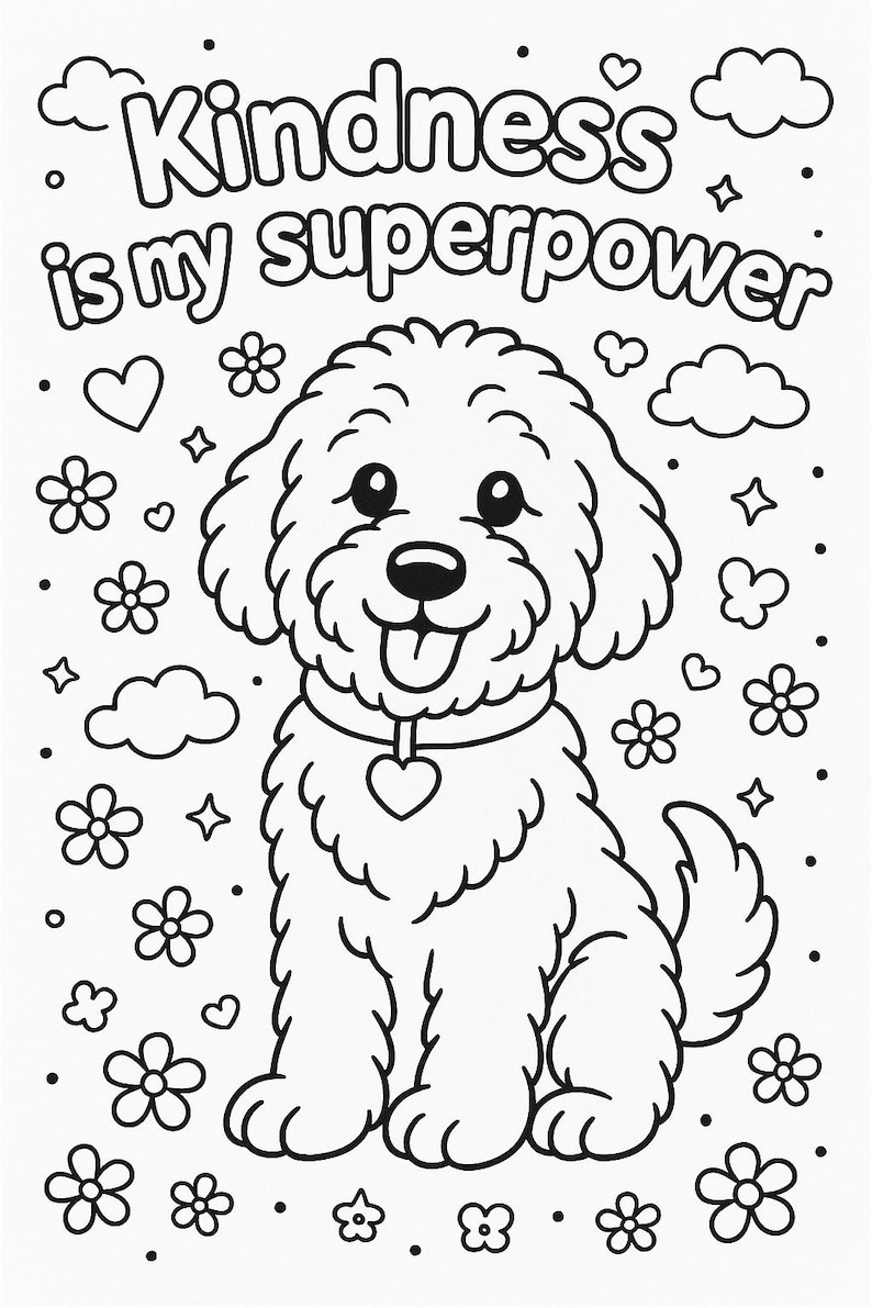 Every Dog Has Their Day Coloring Pages - Etsy