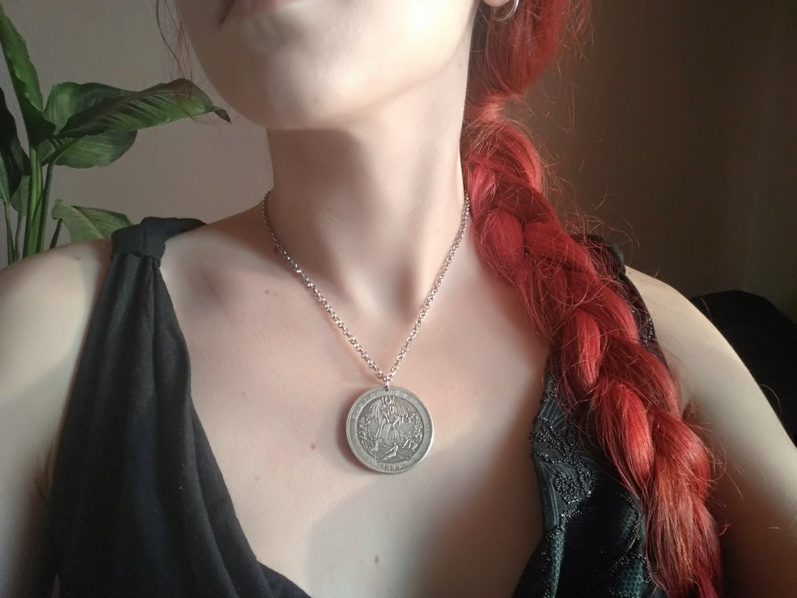 Witches in Sabbath Coven Devil Hobo Nickel Coin Pendant Necklace ...