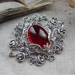 Ruby Brooch