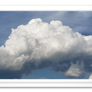 Clouds, Note Card, Greeting Card, Photograph, Embossed Note Card, Blank Inside Card, Photo Card, All Occasion Card, Thank You Card