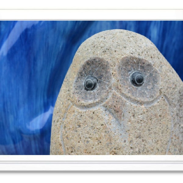Owl Sculpture Note Card, Owl Stationary, Blank Inside Card, Embossed Note Card, Art Photo Card, Personalized Card, All Occasion Card