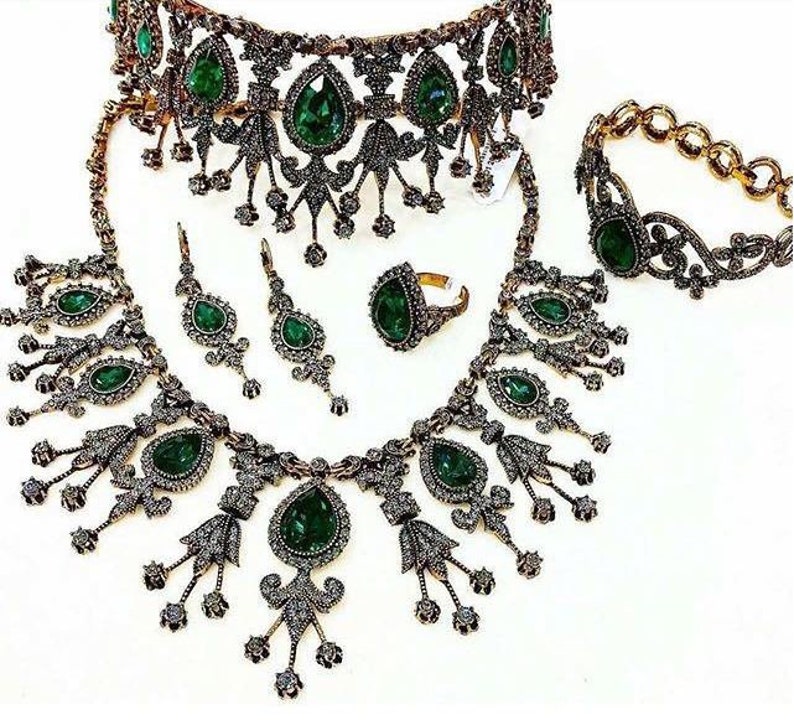 Turkish Jewelry Classic Ottoman Style Hurrem Sultan's Drop Etsy