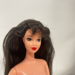 Steffie Face Barbie Vintage 1995 Black Hair Happy New Year Doll for OOAK image 4