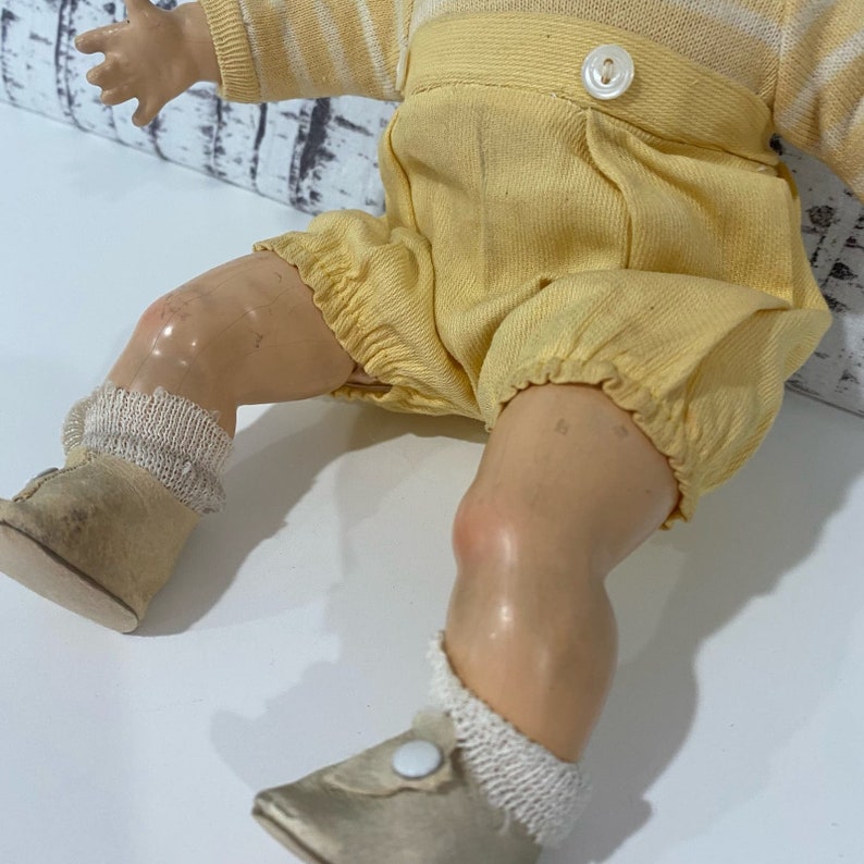 Madame Alexander Butch Doll Boy Composition Soft Body Original Outfit Blonde image 7