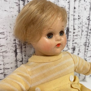 Madame Alexander Butch Doll Boy Composition Soft Body Original Outfit Blonde image 3