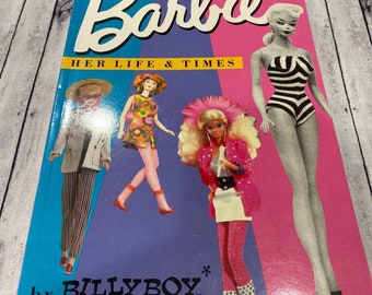 Barbie Collector Book Barbie Her Life and Times by Billy Boy Doll Vintage