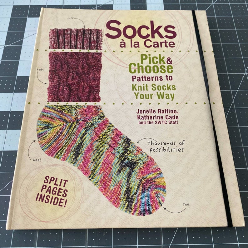 Socks A La Carte Knitting Book Sock Patterns Jonelle Raifino How To DIY Hobby image 1